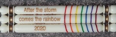 Lockdown 2020 rainbow bobbin-Bone